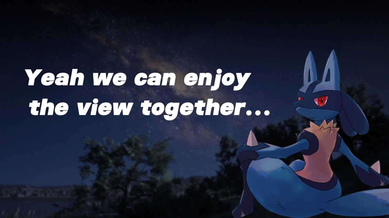 [Furry ASMR] Lucario Helps You Relax Late at Night (Soft-Spoken) (Tapping)