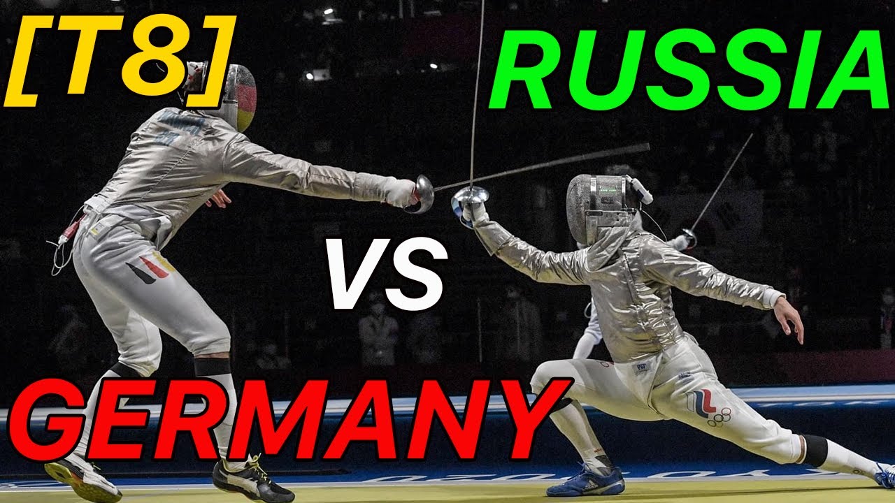 Tokyo 2021 [T8] Germany v Russia | Olympic Fencing | Men's Sabre Team Highlights