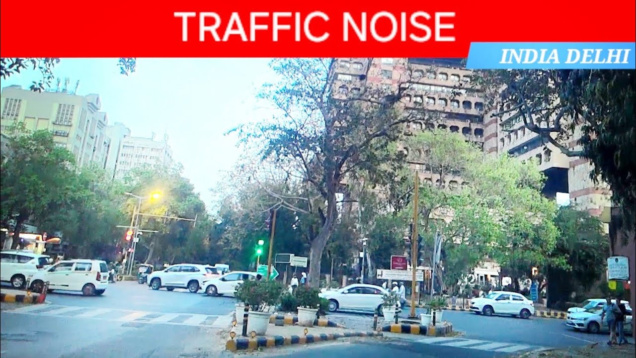 Delhi Traffic Sound 10 Minutes | Real Traffic Noise & Road Ambience India