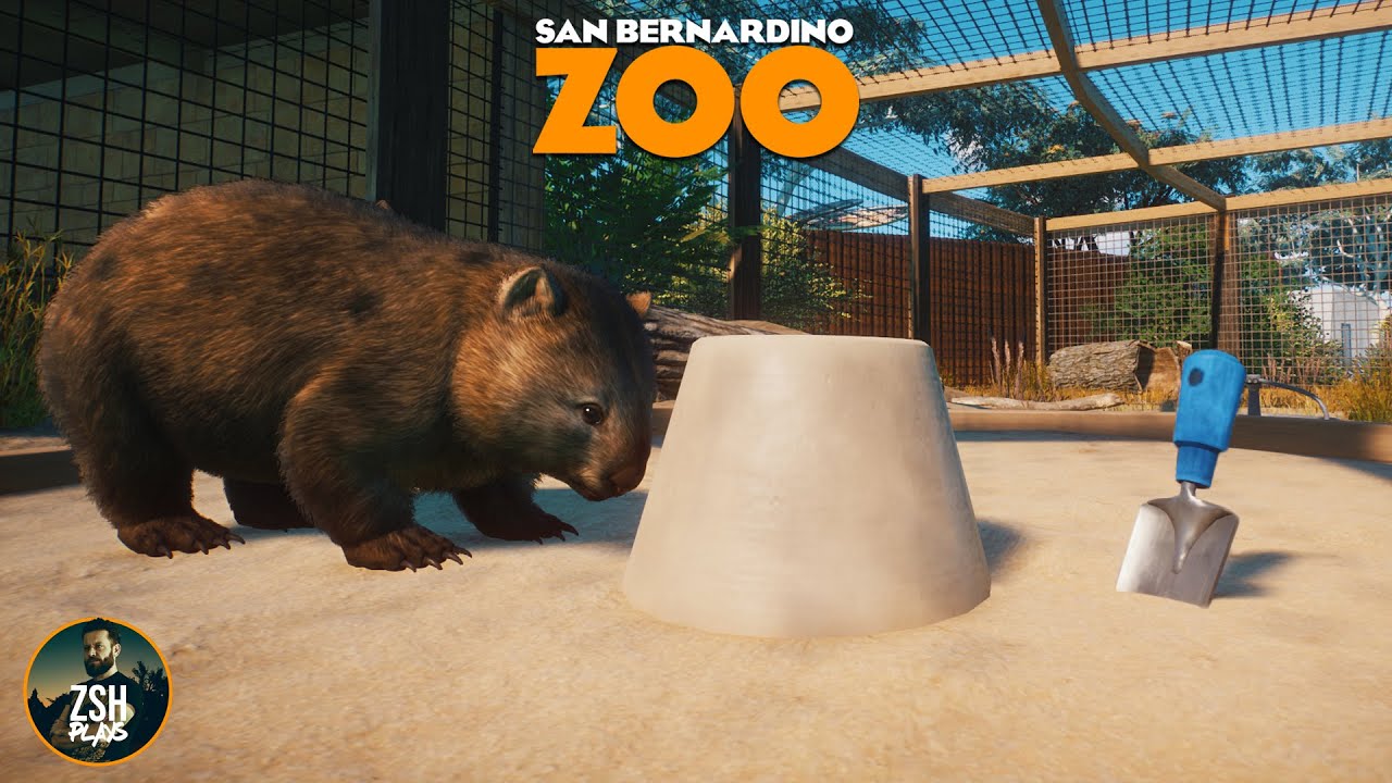Building a Sandpit for Wombats in Franchise Mode! | San Bernardino Zoo | Planet Zoo