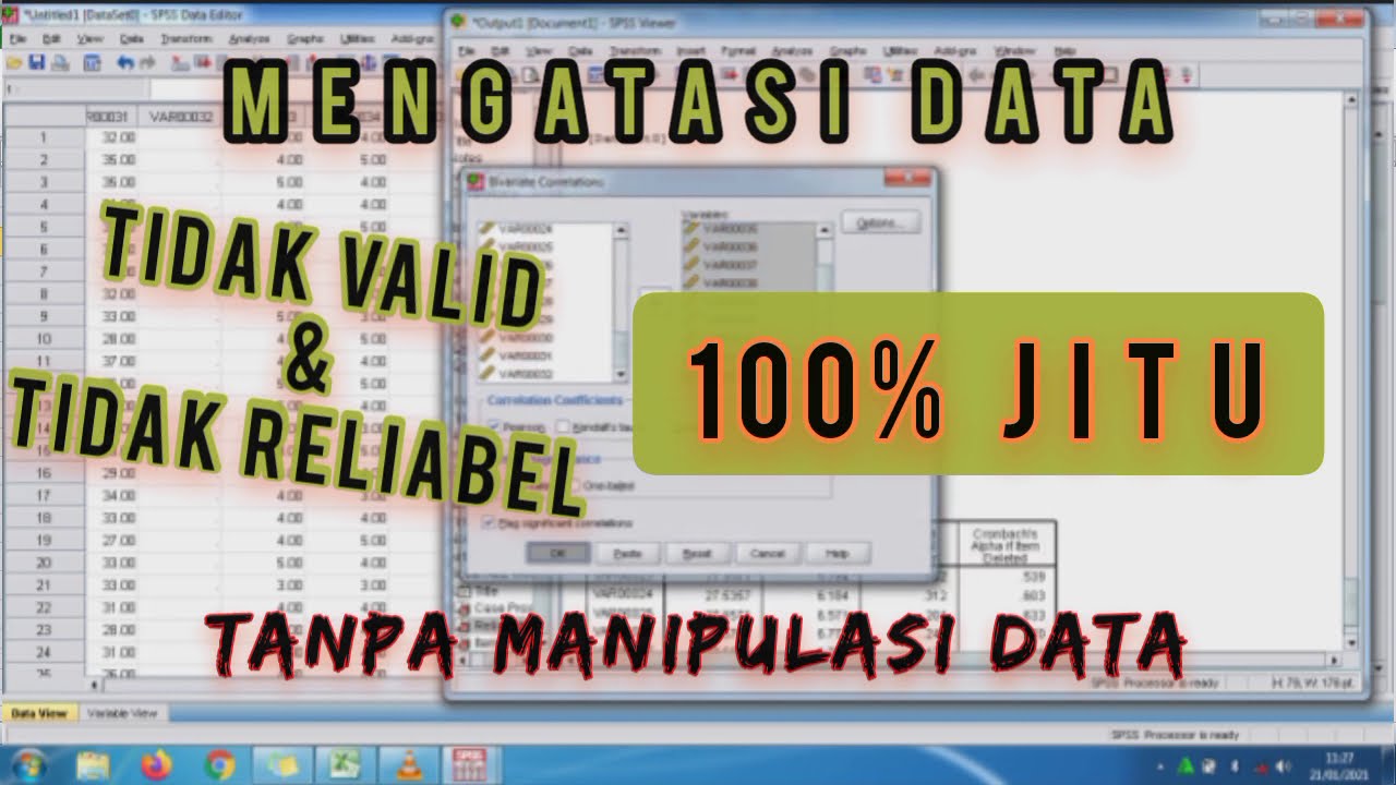 Cara Mengatasi Data Tidak Valid dan Tidak Reliabel