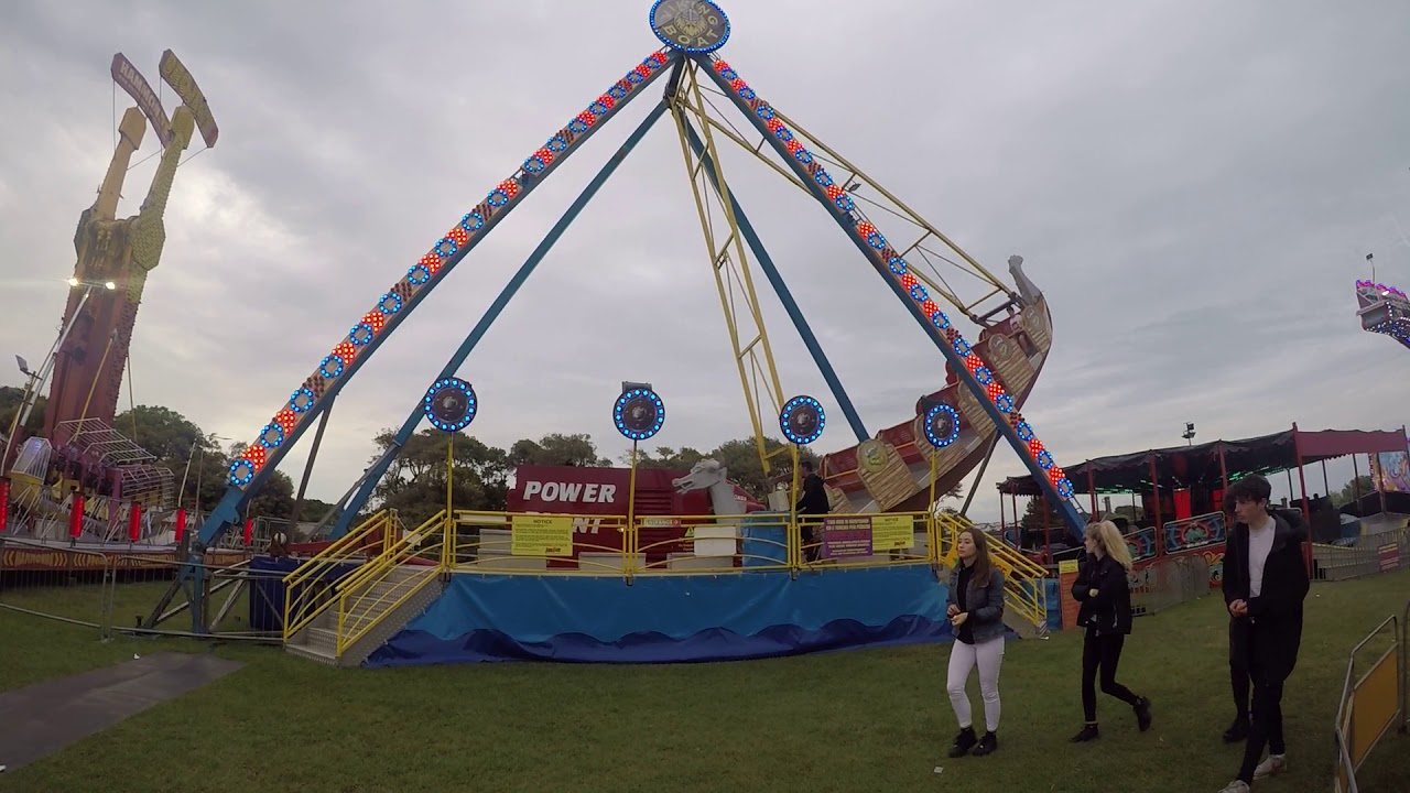 Monty Hammond's Viking Boat Off Ride at Hastings Fun Fair 2019