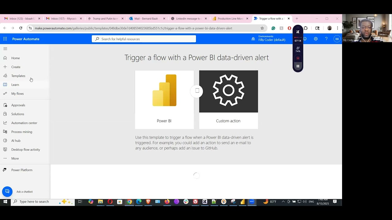 Power BI Alerts & Automated Emails with Power Automate | Step-by-Step Tutorial