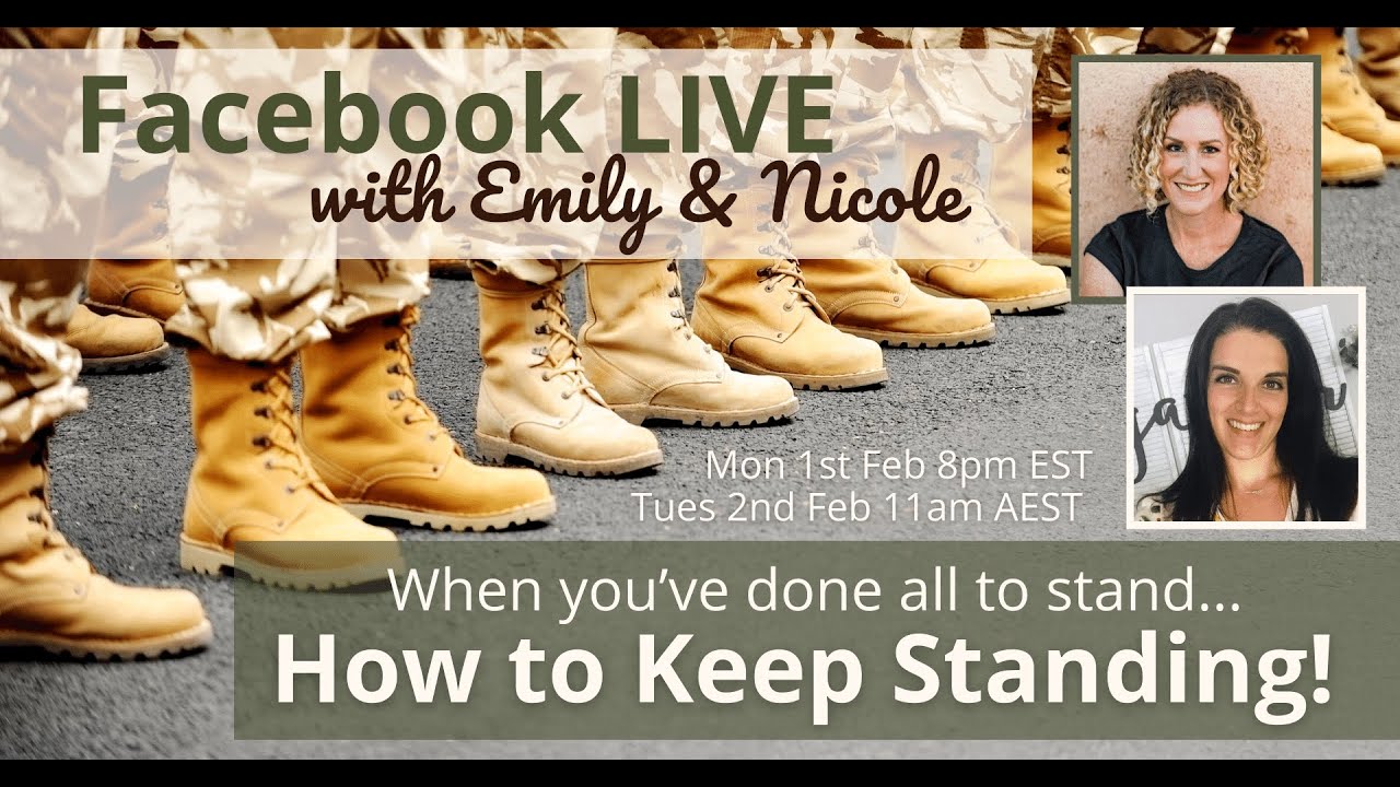 How To Keep Standing (when you've done all to stand)