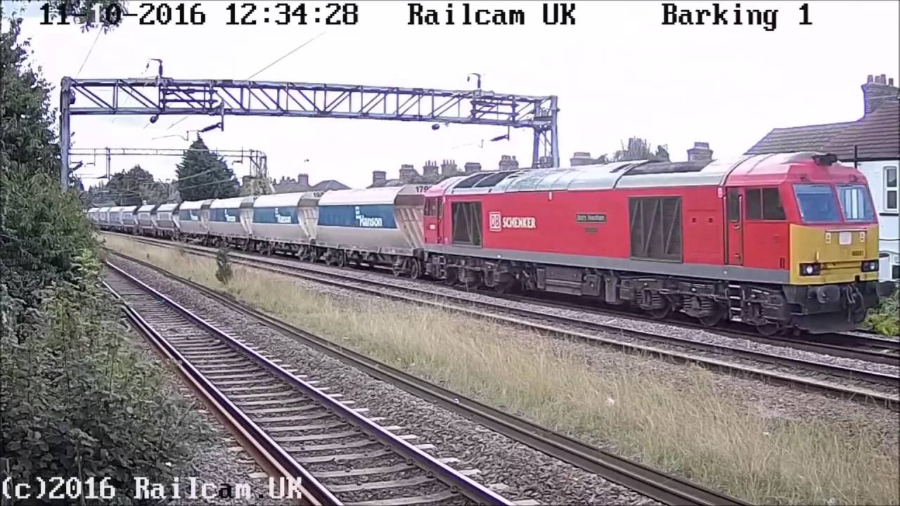 60091 passing the Railcam UK Barking & Slough Cams today 11-10-16