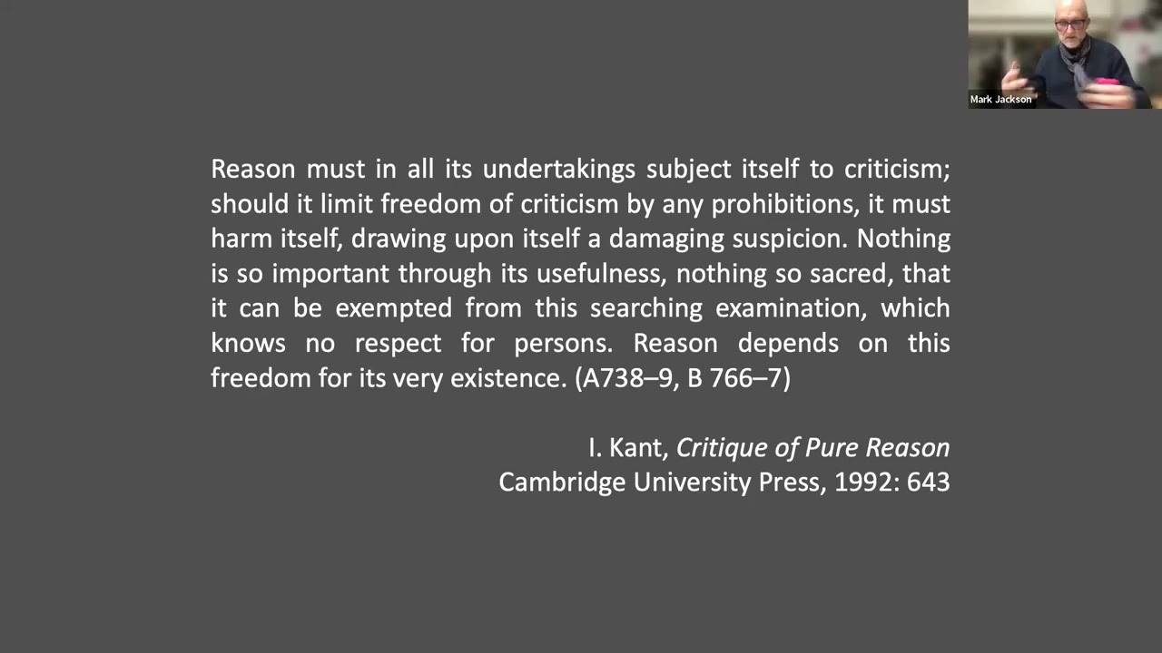 Dr Mark Jackson: Decolonising Critique and the Educated Subject