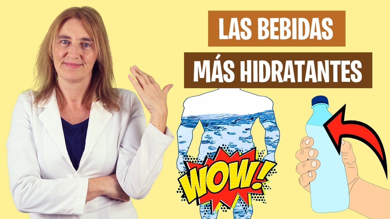 BEBIDAS que HIDRATAN más que el AGUA | Qué es mejor beber | Alimentación real saludable