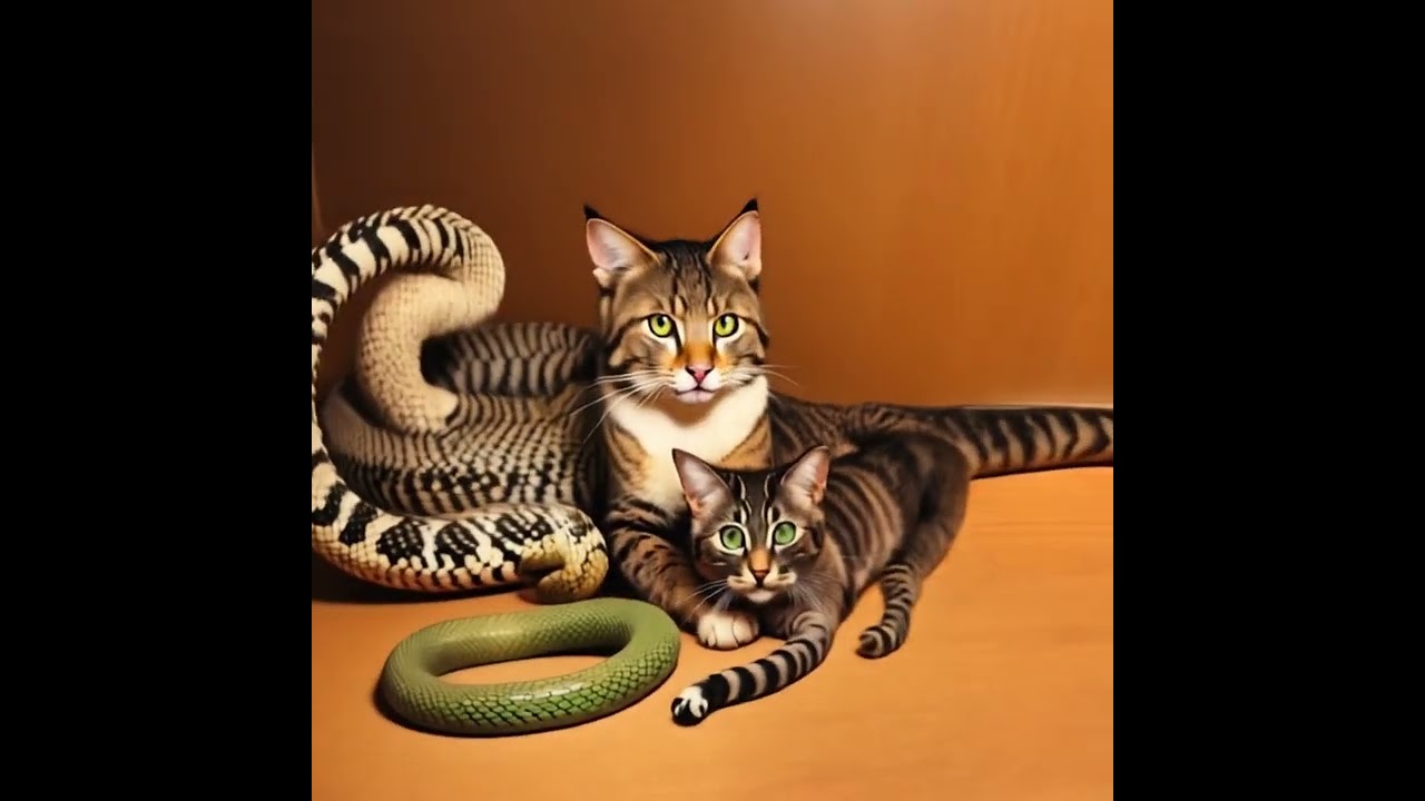Cat Snake (Luma AI, Frosting AI) #cat #cats #catlover