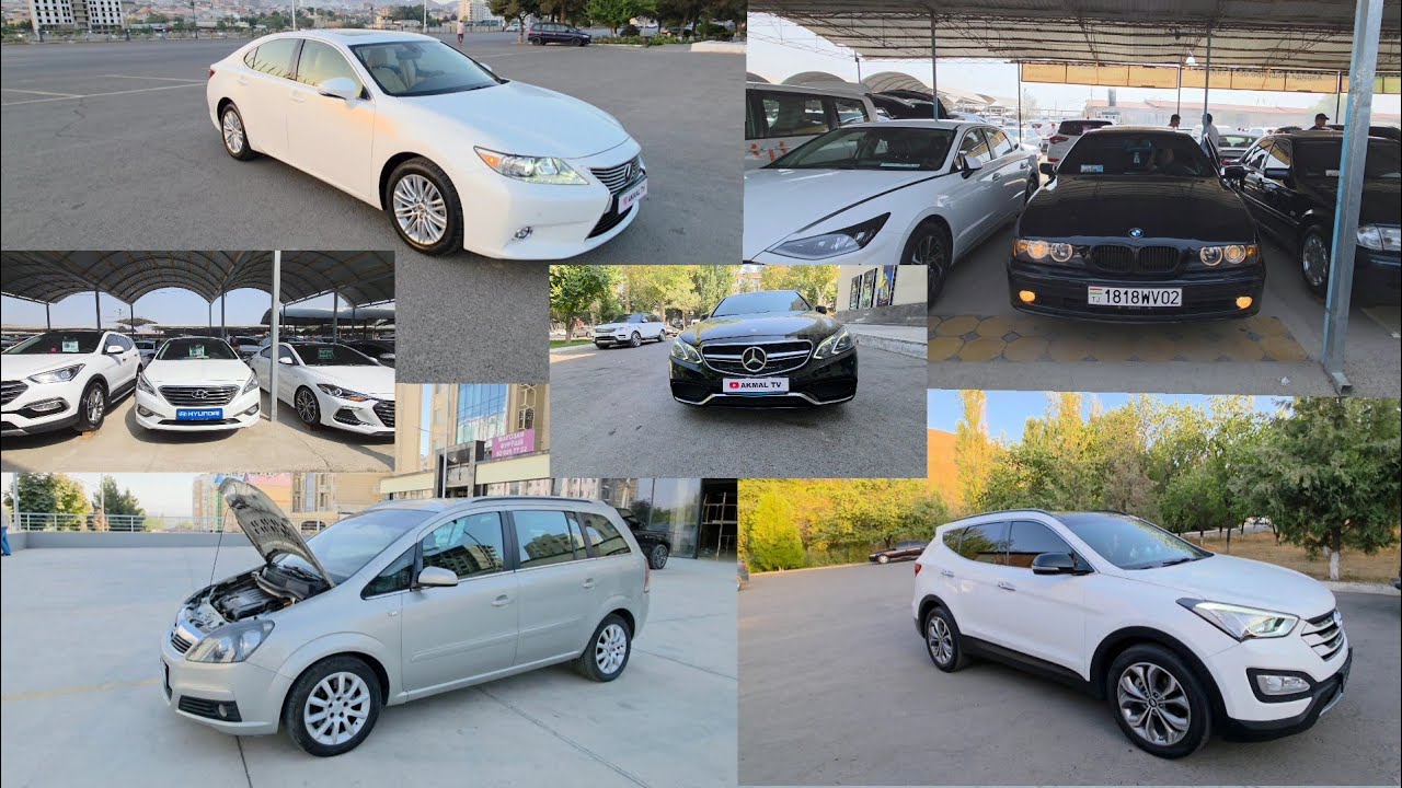 Мошинбозори Хуҷанд 🇹🇯 Opel zafira Mercedes E350 Hyundai SantaFe Spark Lexus ES BMW e39 Mercedes c180