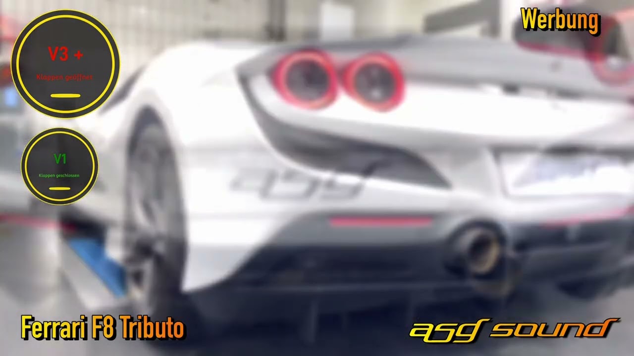 Ferrari F8 Tributo | ASG Sound | V1 / V3 + | Sportauspuff