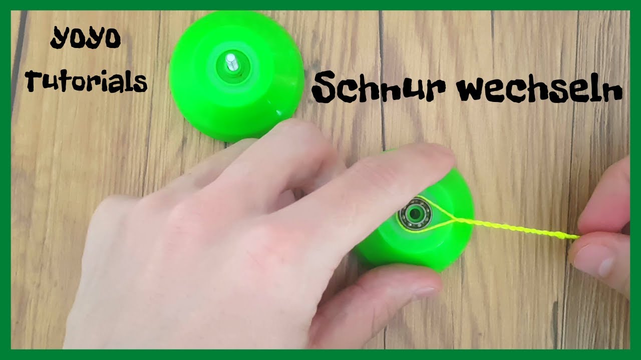 Yo-Yo spielen lernen|Jo-Jo Tricks|YoYo Schnur wechseln|by Infinite Tutorials