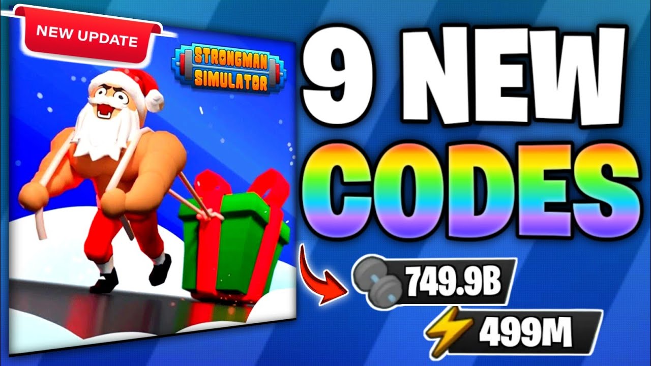 CHRISTMAS CODE!! 🎄🎁 STRONGMAN SIMULATOR CODES 2025- ROBLOX STRONGMAN SIMULATOR CODES