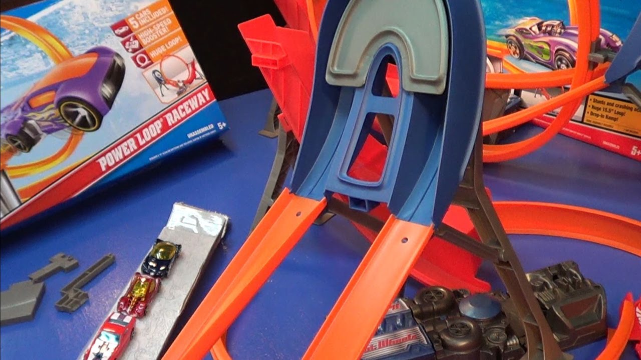 Hot Wheels Power Loop Raceway Track Set 2012