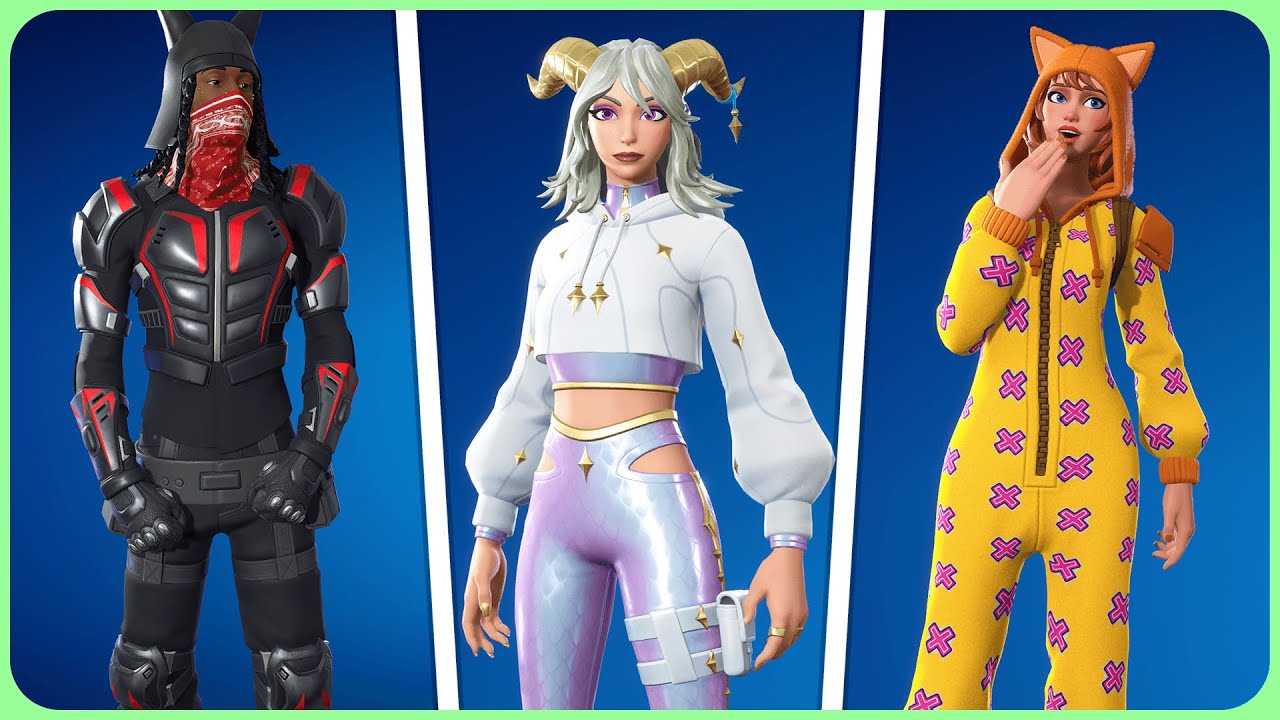 ALL Cosmetics Added in Fortnite's Newest v39.10 Update! (Winter Onesie, Playboi Carti, + More!)