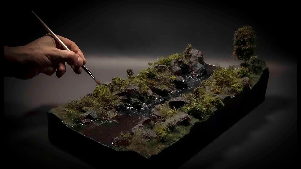 Building Ultra-Realistic River Rocks Diorama
