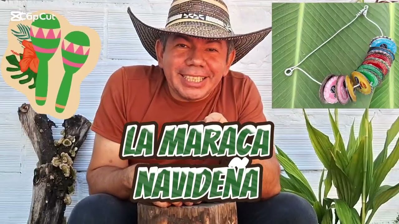 N° 2 _Maraca navideña _ instrumento de percusión_ elaboración _ navidad _ maraca_ artesano #bells