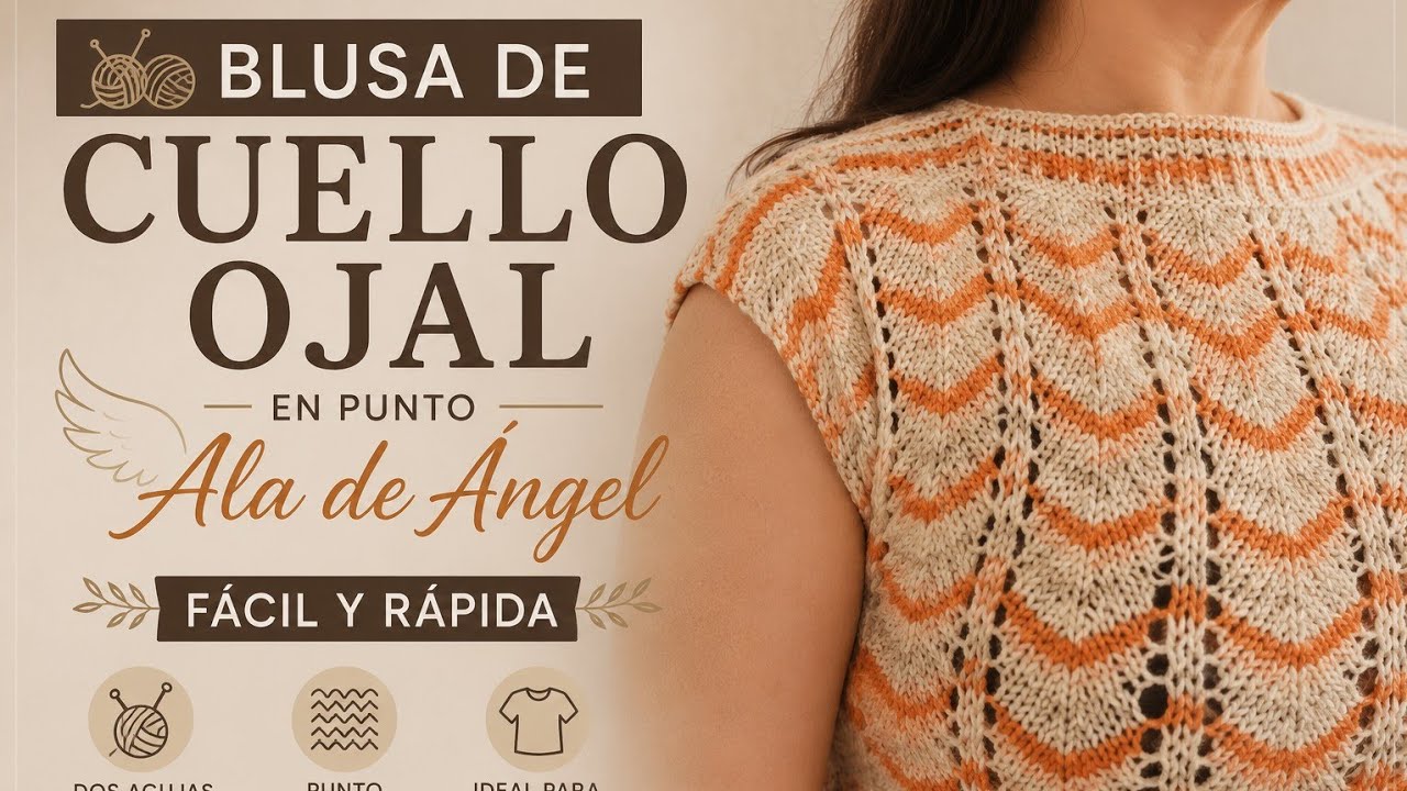 Blusa CUELLO ojal punto ala de Angel/SEGUNDA PARTE