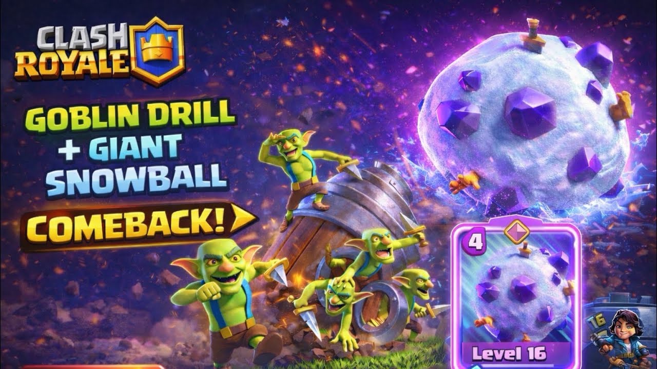 💥 THE MOST INSANE COMEBACK EVER! Goblin Drill & Giant Snowball 🤯❄️