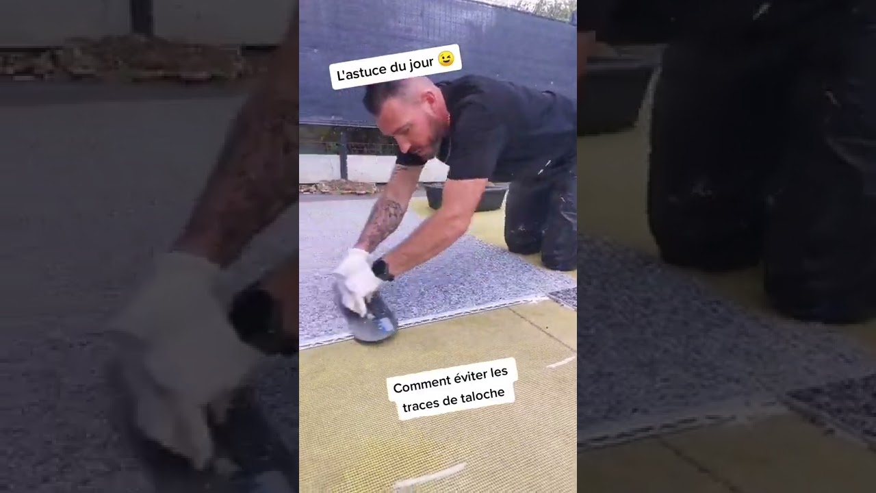 Tuto Astuce R&eacute;sine : Comment &eacute;viter davoir des traces de taloche sur la moquette de pierre