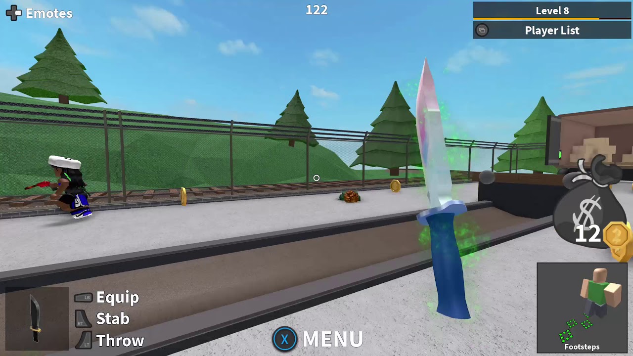 1000 IQ play in Mm2 on Xbox