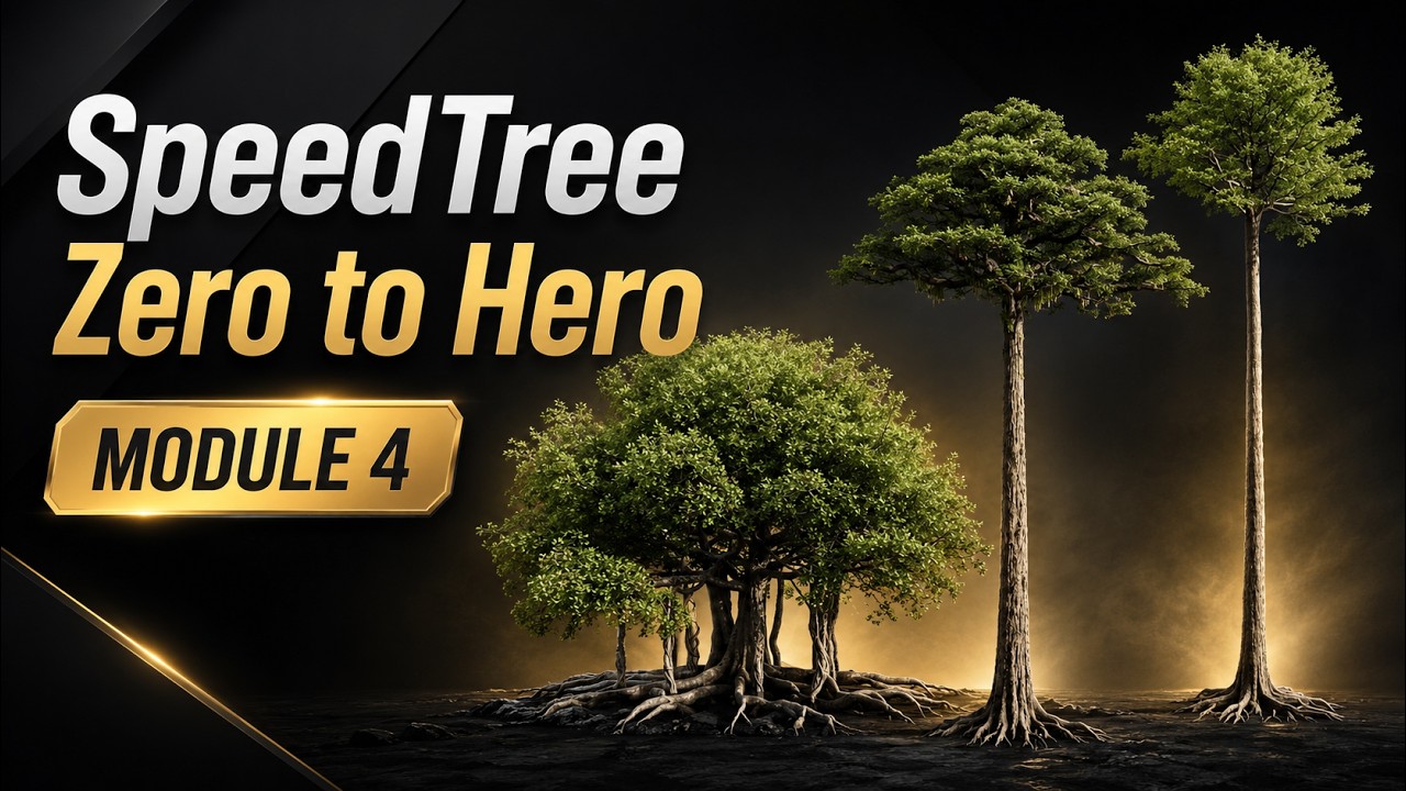 SpeedTree 10: От нуля до героя. Модуль 4: Создание тропических деревьев-героев для визуальных эфф...