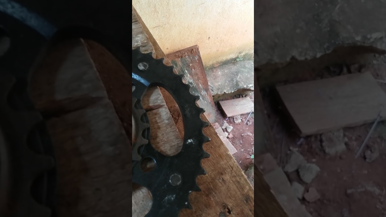 Pedevela roda livre com coroa moto