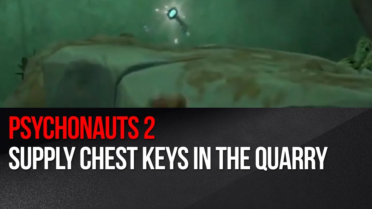 Psychonauts 2 - Supply Chest Keys in The Quarry