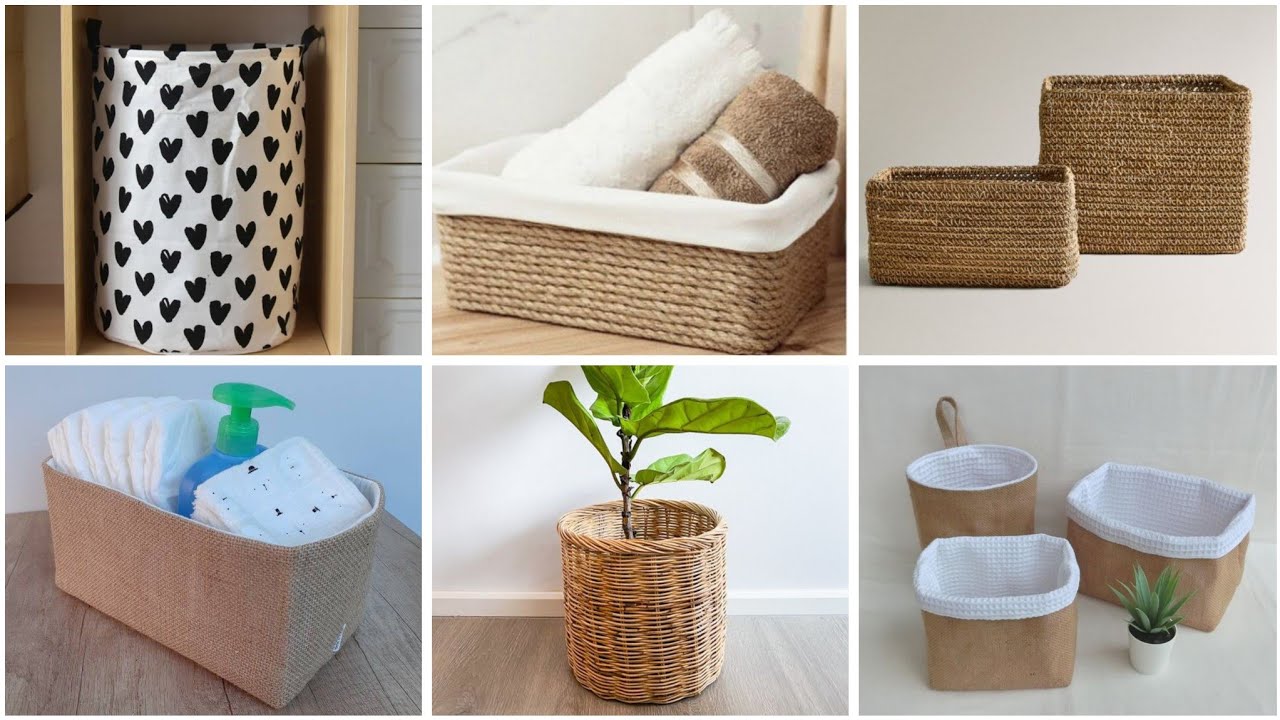 أفكار ✨ لصنع منظمات واصيص زرع من علب كرتون او جردل بلاستيكي#متابعين#deco#diy#craft #home #ideas idée