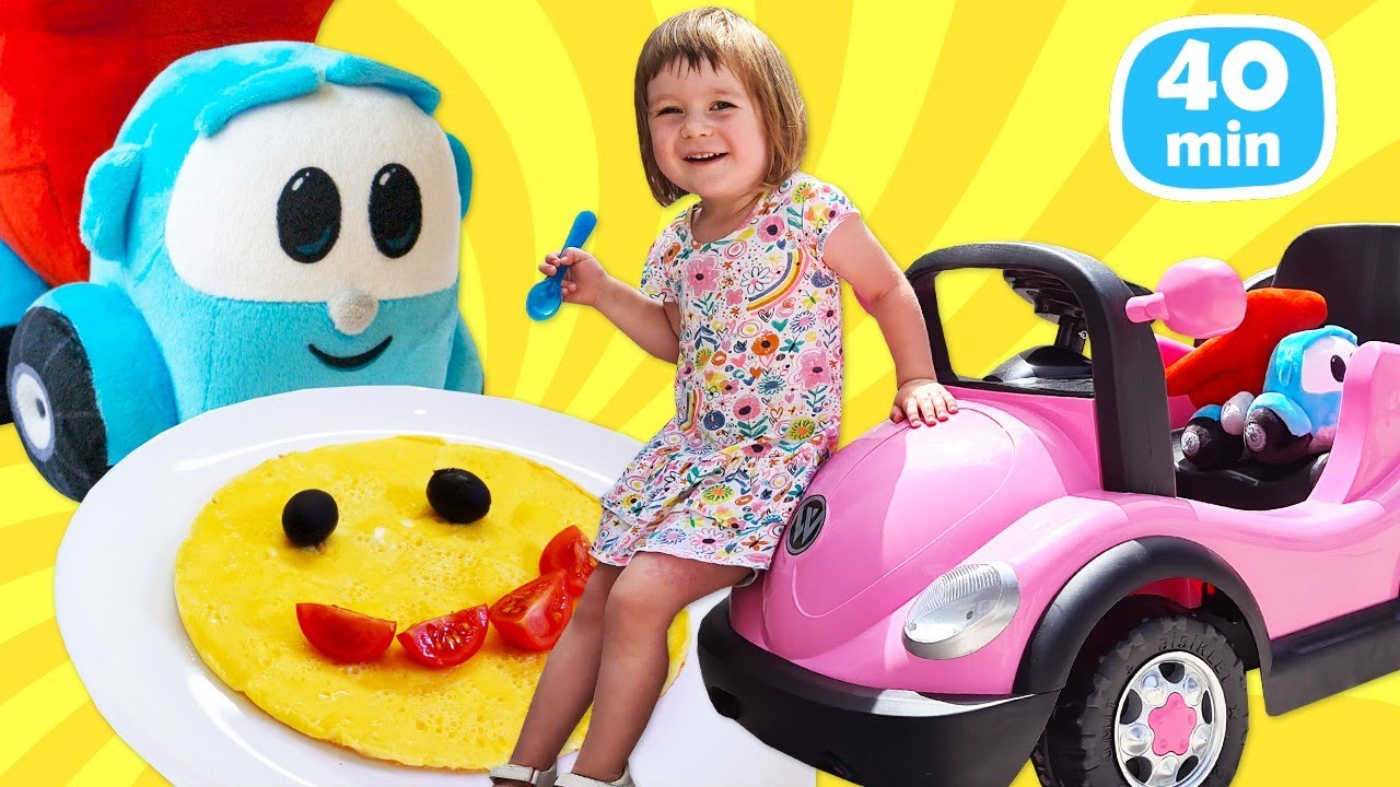 Jeux de cuisine avec Bianca et ses jouets! Vlog en famille pour les petits