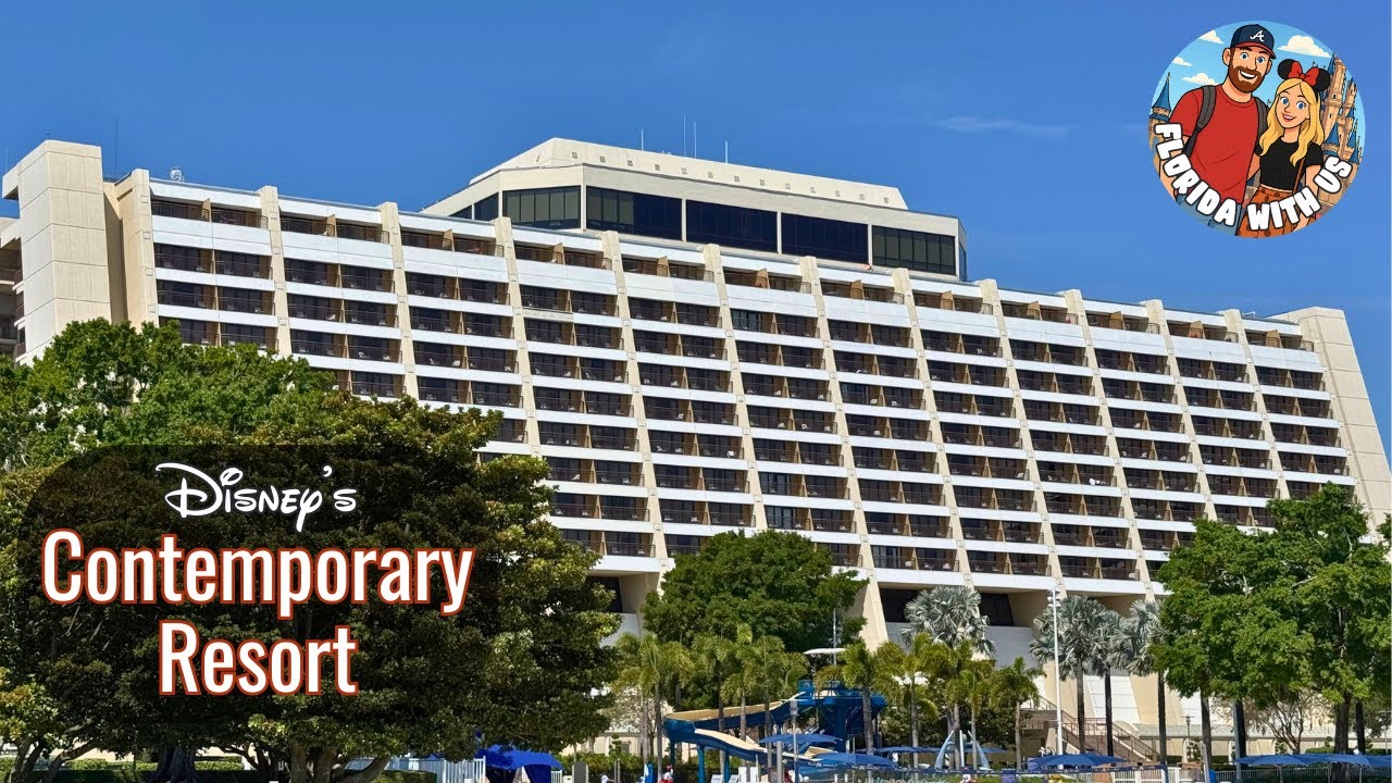 Disney’s Contemporary Resort Tour & Walkthrough 2025 | Dining, Monorail & Pool!
