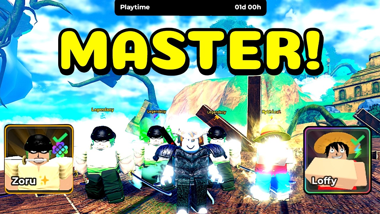 I Played Anime Warriors III For 24 Hours F2P And Became A MASTER! - Roblox