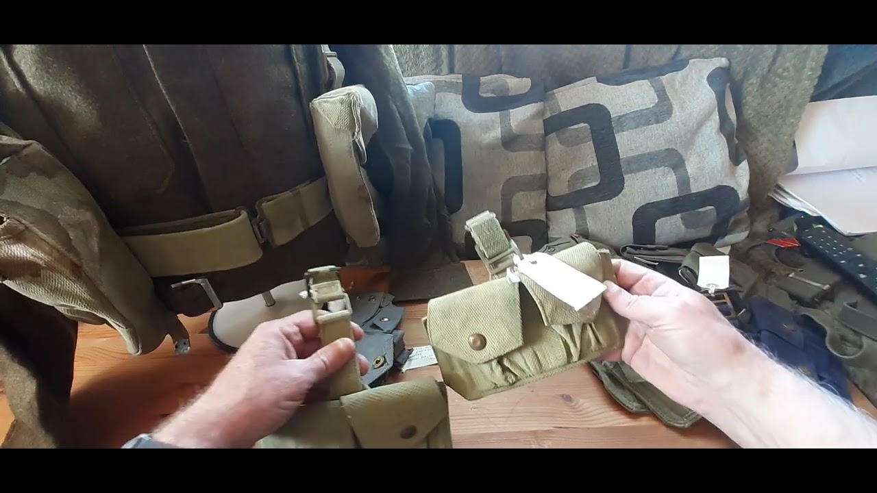 Ww2 british 1937 pattern web cartridge carriers and postwar lookalikes