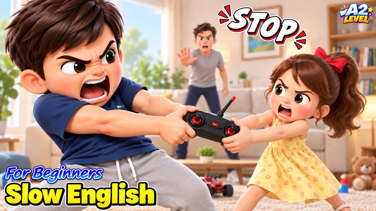 Henry & Lily Kept Fighting...Then Something Terrible Happened! 😱 Slow English Listening (A2 Level)