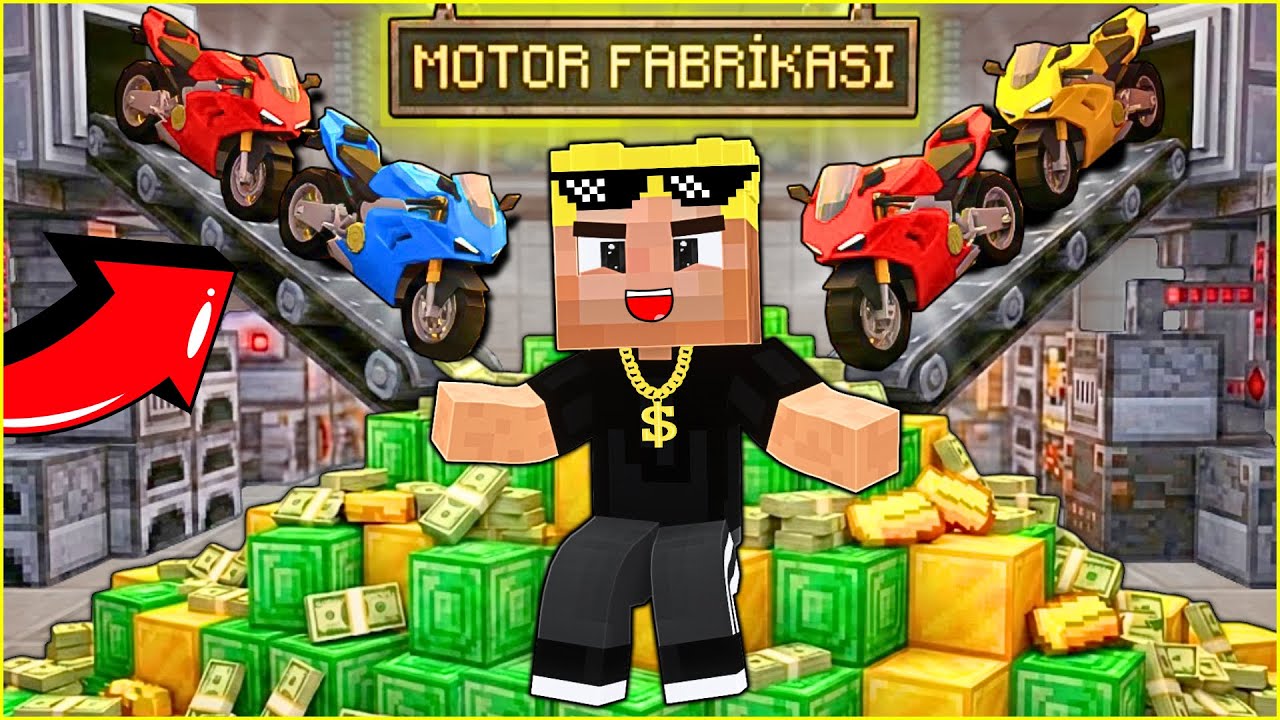 EFEKAN ARTIK MİLYARDER! 🤑 (Dev Motor Fabrikası Kurduk) -Minecraft