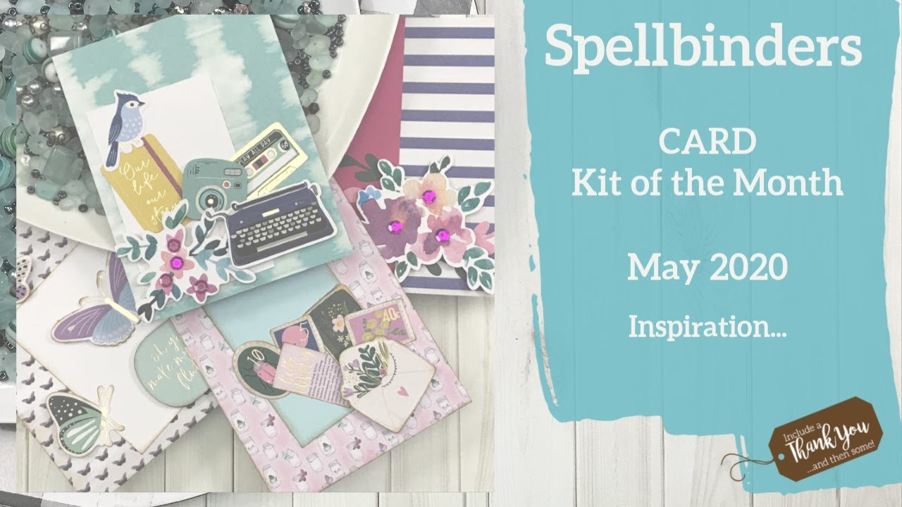 10 Cards - 1 Kit | Spellbinders Card Club Kit of the Month | All the Little Things!