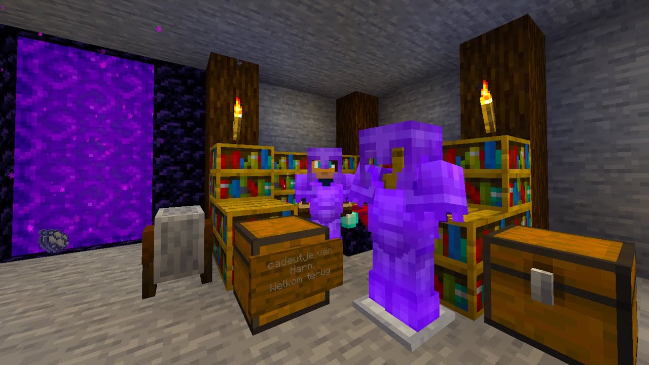 PROT 4 NETHERITE ARMOR ALS CADEAU GEVEN IN MINECRAFT 1.16