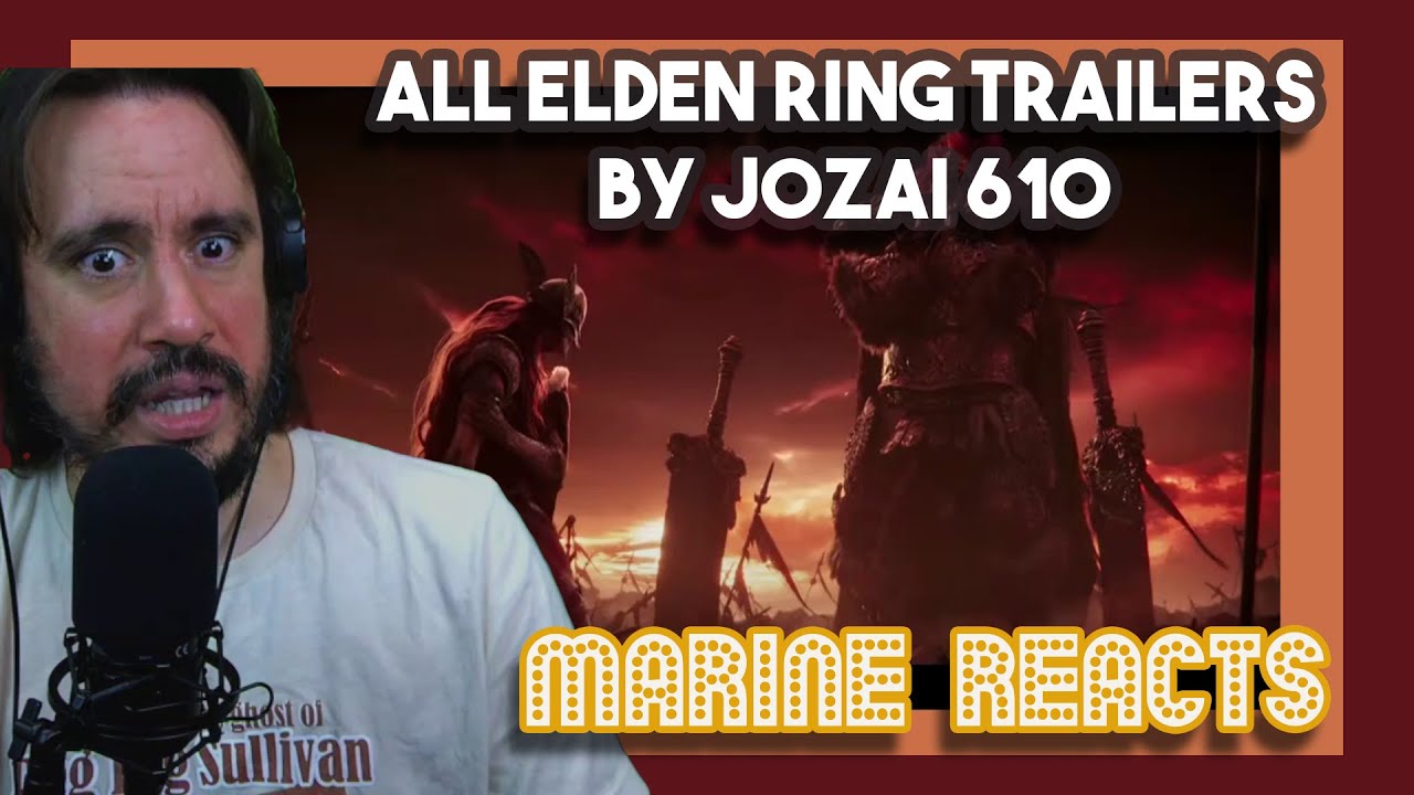 All ELDEN RING TRAILERS  | First Time Reacts