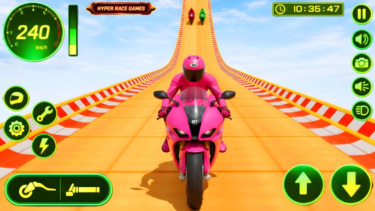 ⚡ Ultimate Crazy Bike Mega Ramp Stunt – Extreme Impossible Racing 3D | Android Gameplay