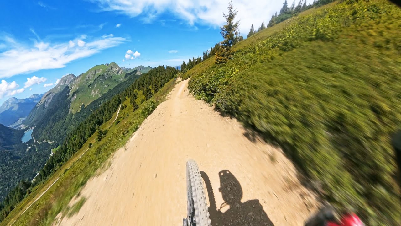 Panoramic trail in Chatel
