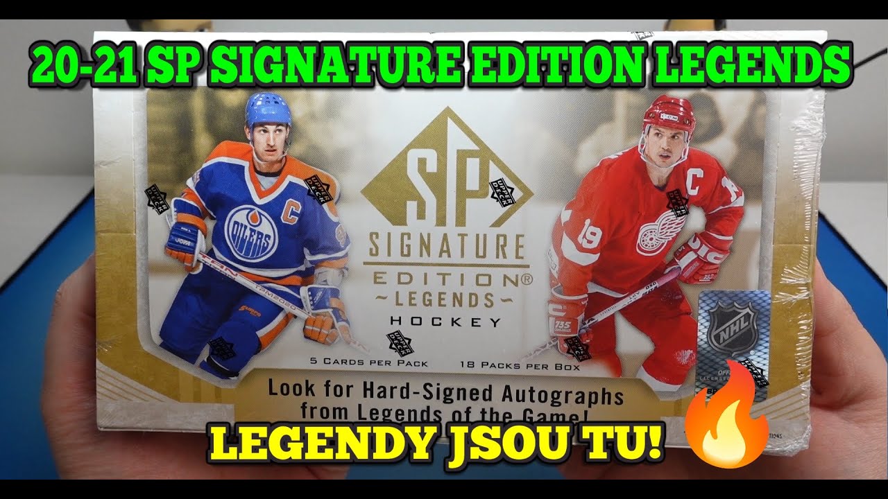 2020-21 SP SIGNATURE EDITION LEGENDS HOCKEY HOBBY BOX! Produkt tohoto roku?! 😮🔥 Hokejové kartičky!