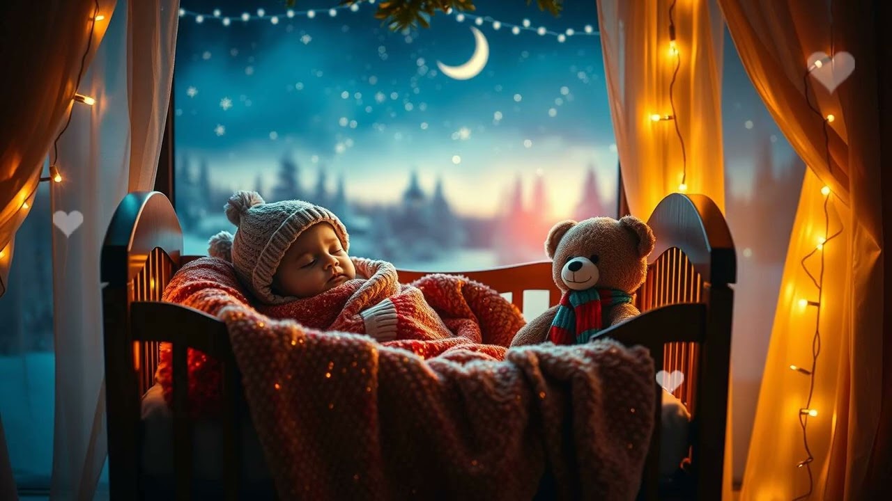 Calm Night Lullaby 🎹🌸  Peaceful Baby Sleep Piano Melody 💤 Subscribe for More Sweet Nights 🌙