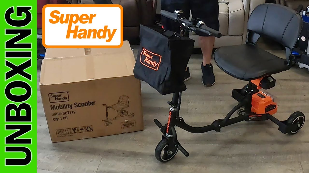 SuperHandy Mobility Scooter GUT112 📦 Unboxing and Setup
