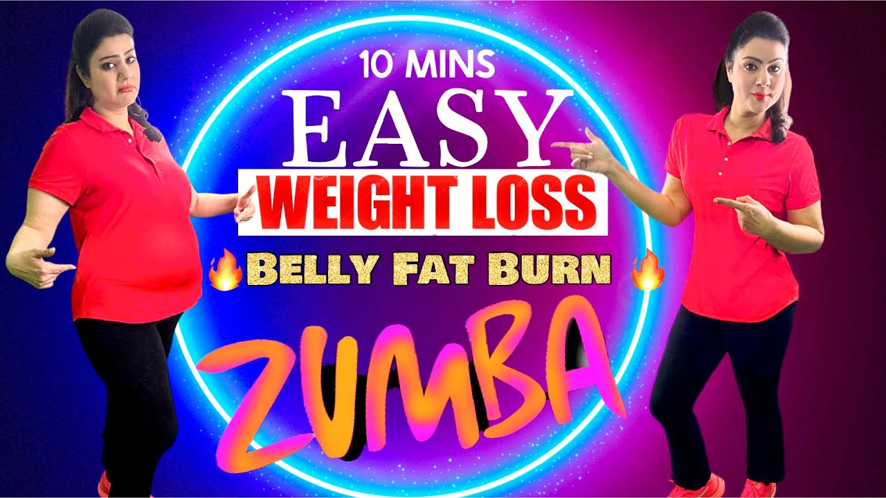 10 Mins Easy Weight loss Zumba Dance Workout For Beginners | Zumba Dance Workout For Weight Loss