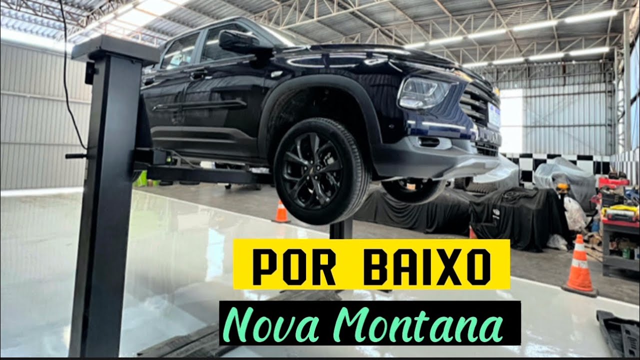 Nova Montana - O que a Chevrolet não te mostrou - Por baixo da picape