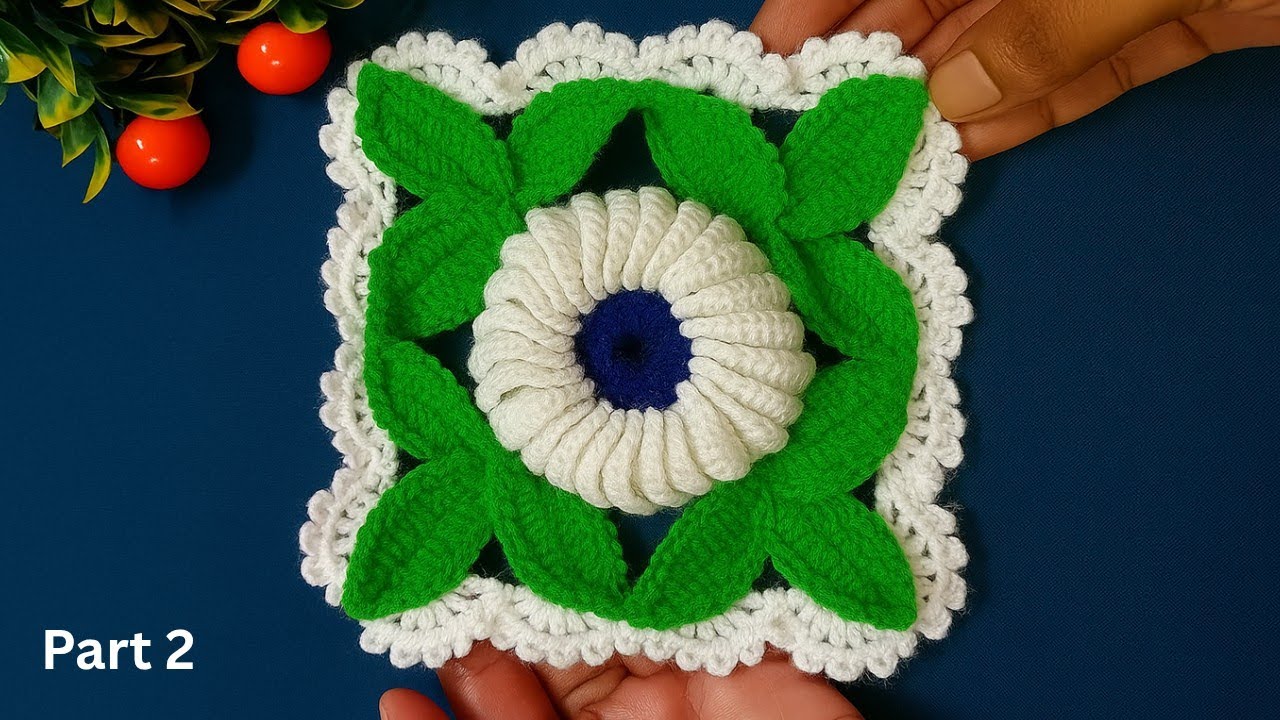 granny square crochet project part-2.. Step by step very easy for beginners #crochettutorial 
