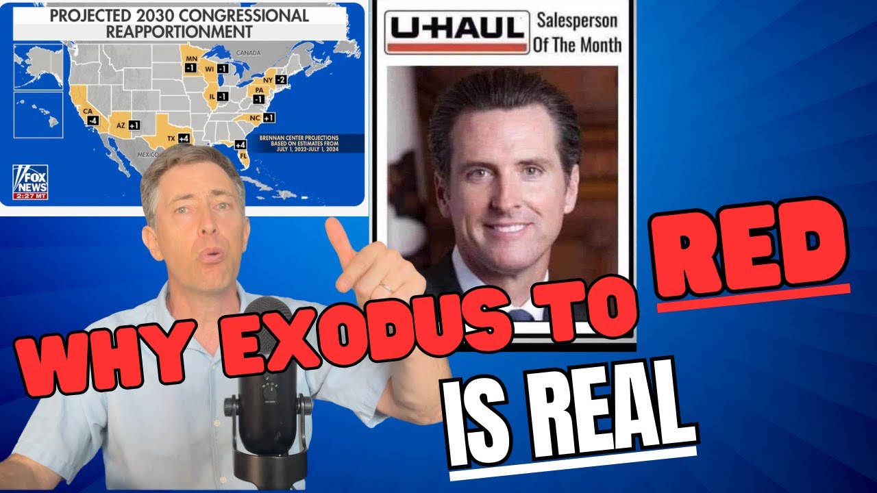 The Great Blue State Exodus  -- WHY it's Real + Why it Matters