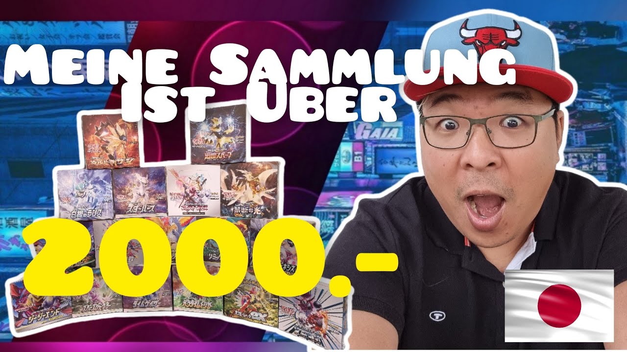 Meine Pokemon über 2000.- JP Display Sammlung und Investment.