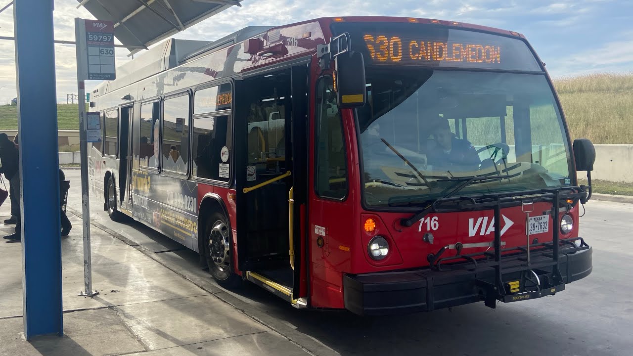 Riding VIA Metropolitan Transit (Route 630) FULL RIDE #716