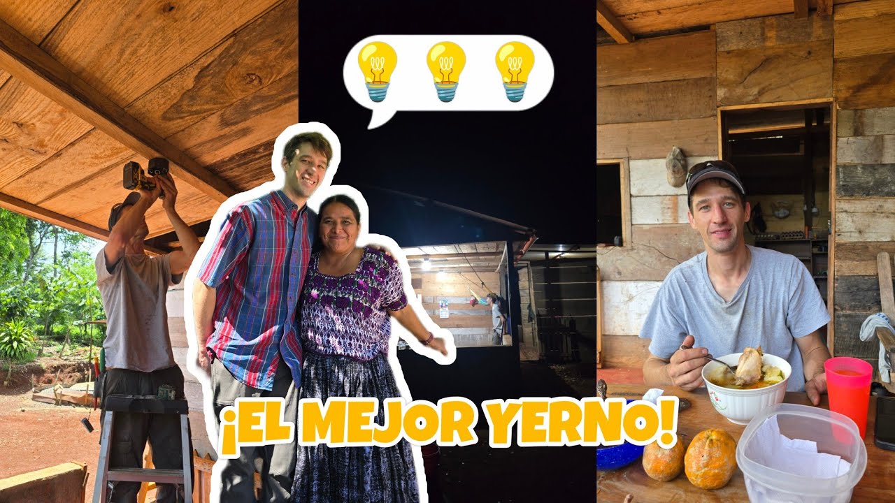  ESTO NECESITABAN MIS SUEGROS EN GUATEMALA 💡🇬🇹 y mi suegra me cocin&oacute; CALDO DE POLLO #panelsolar 