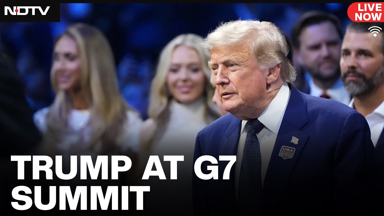 G7 Meet LIVE | Trump Speech LIVE | Trump At G7 | Watch Trump LIVE